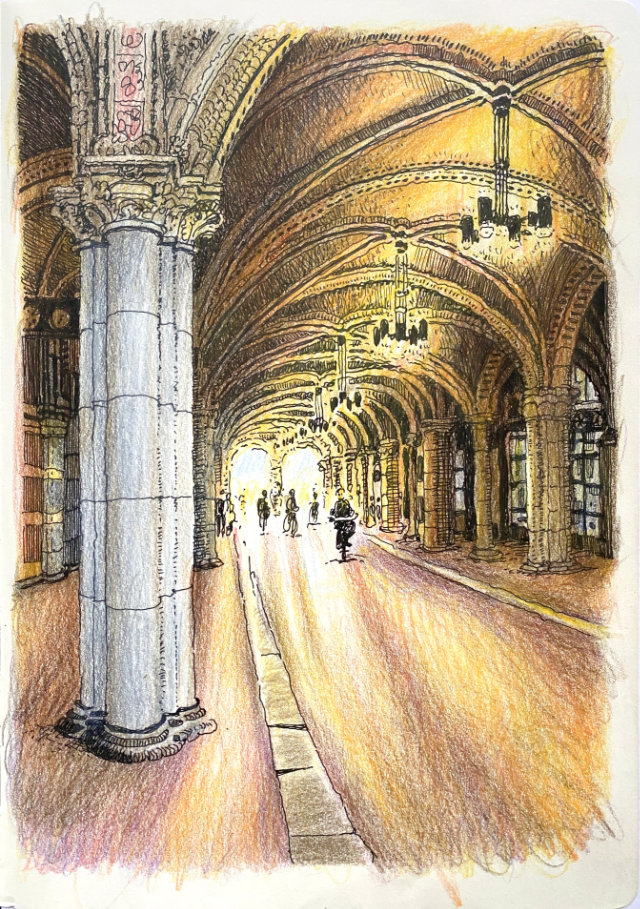 Fietstunnel Rijksmuseum